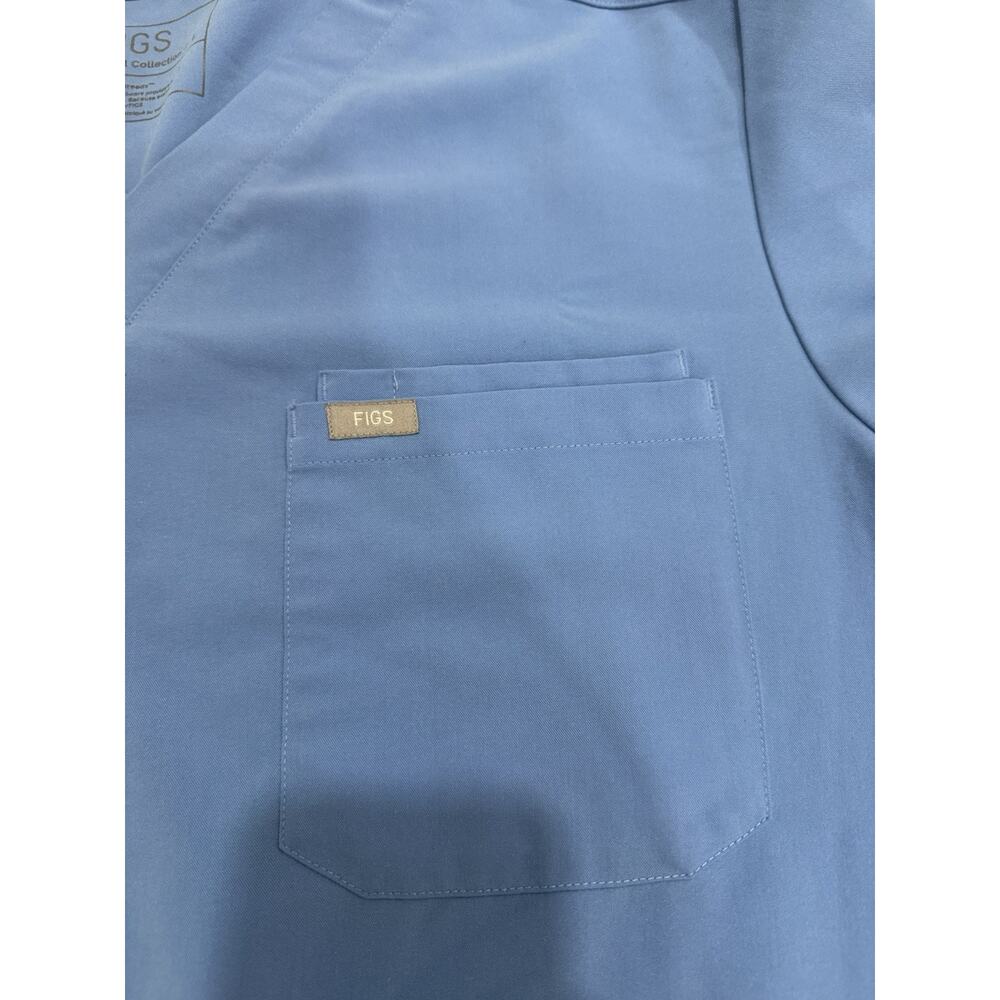 FIGS Men's Tansen Jogger Scrub Pants Size M Ciel Blue Top Size L - Picture 4 of 16